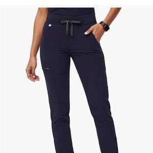 Figs Women's Navy Joggers with Black Drawstring